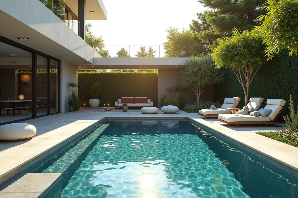 piscine été