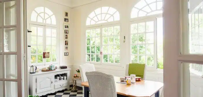 brown wooden table with chairs