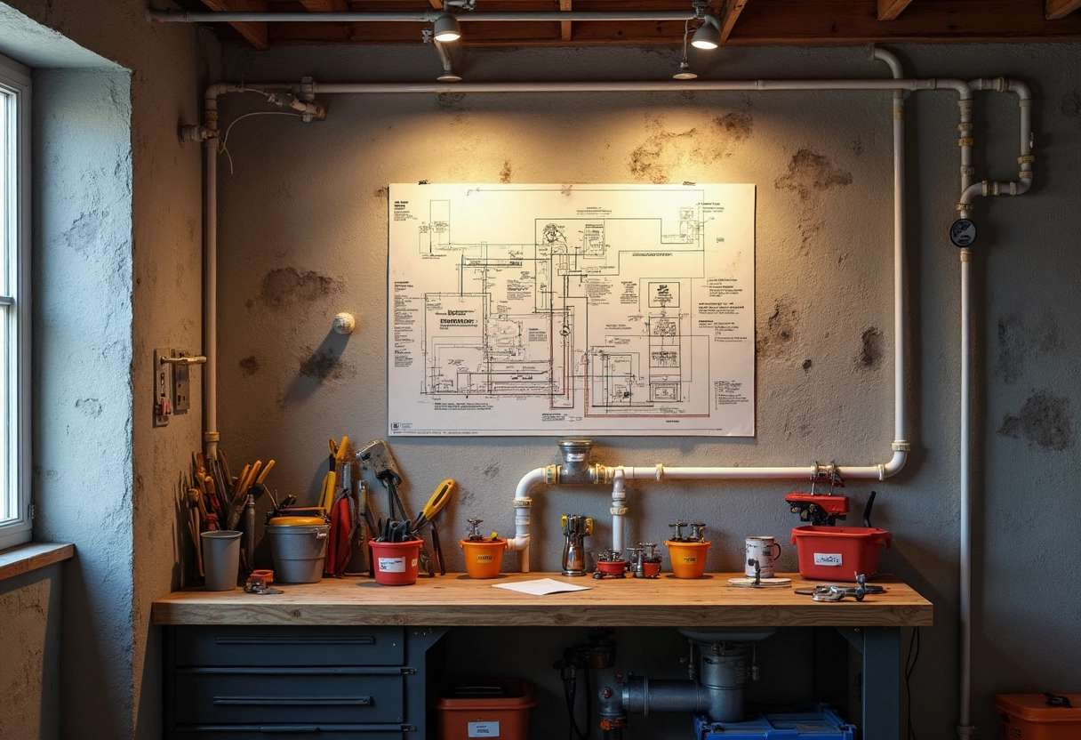 canalisation maison