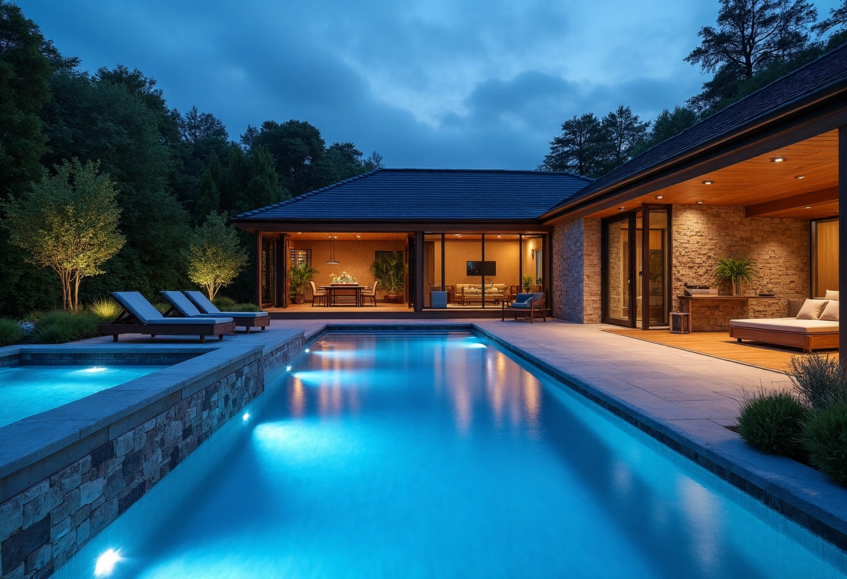contour piscine